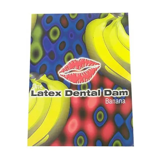 Latex Dental Dam Banana by One Condoms