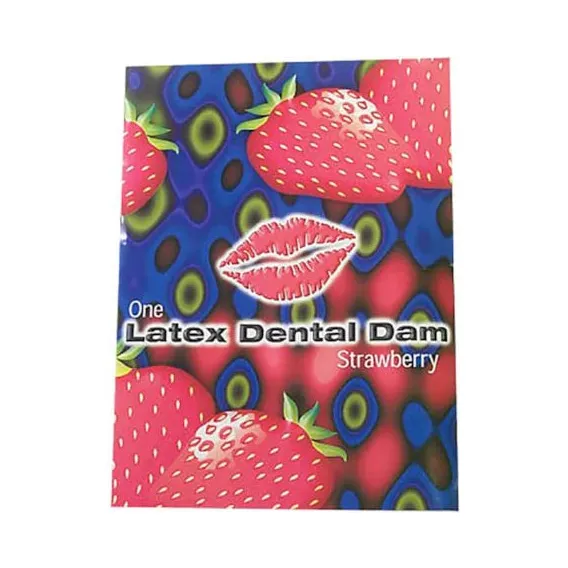 Latex Dental Dam Strawberry by One Comdons