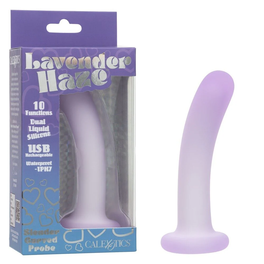 Lavender Haze Slender Curve Anal Plug by Cal Exotics