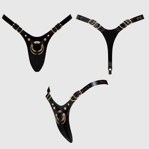 Leatherette Harness Fabulous by Strap-on-Me - Image 2