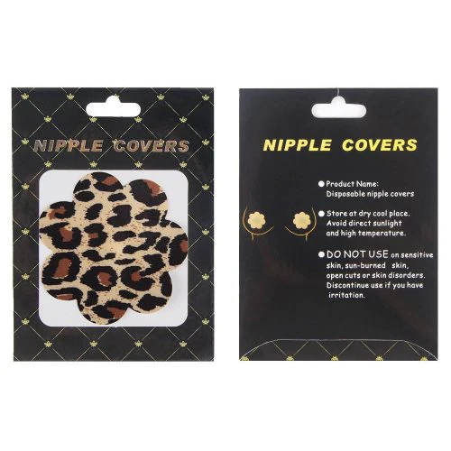 Leopard Flower Nipple Cover by Comeon Dear