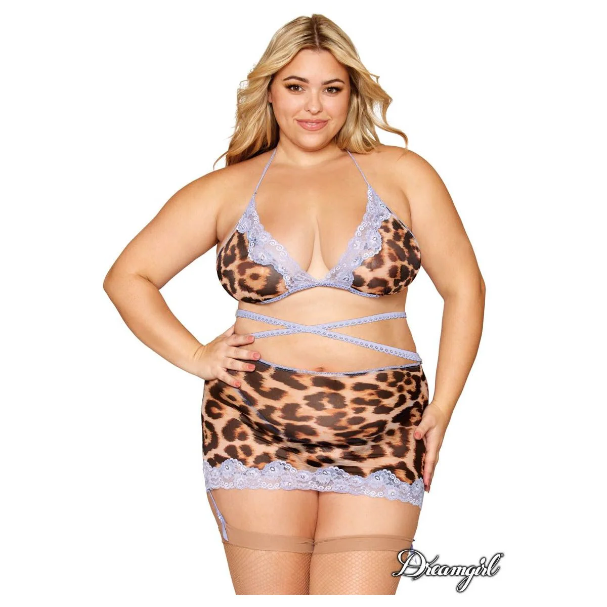 Leopard Lace 3pc Set by Dreamgirl - Image 3