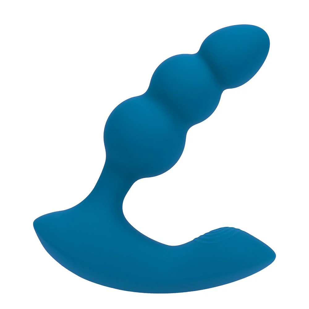 Levelz Dual Motor Beaded Vibrating Prostate Massager Plug by Shots - Image 2