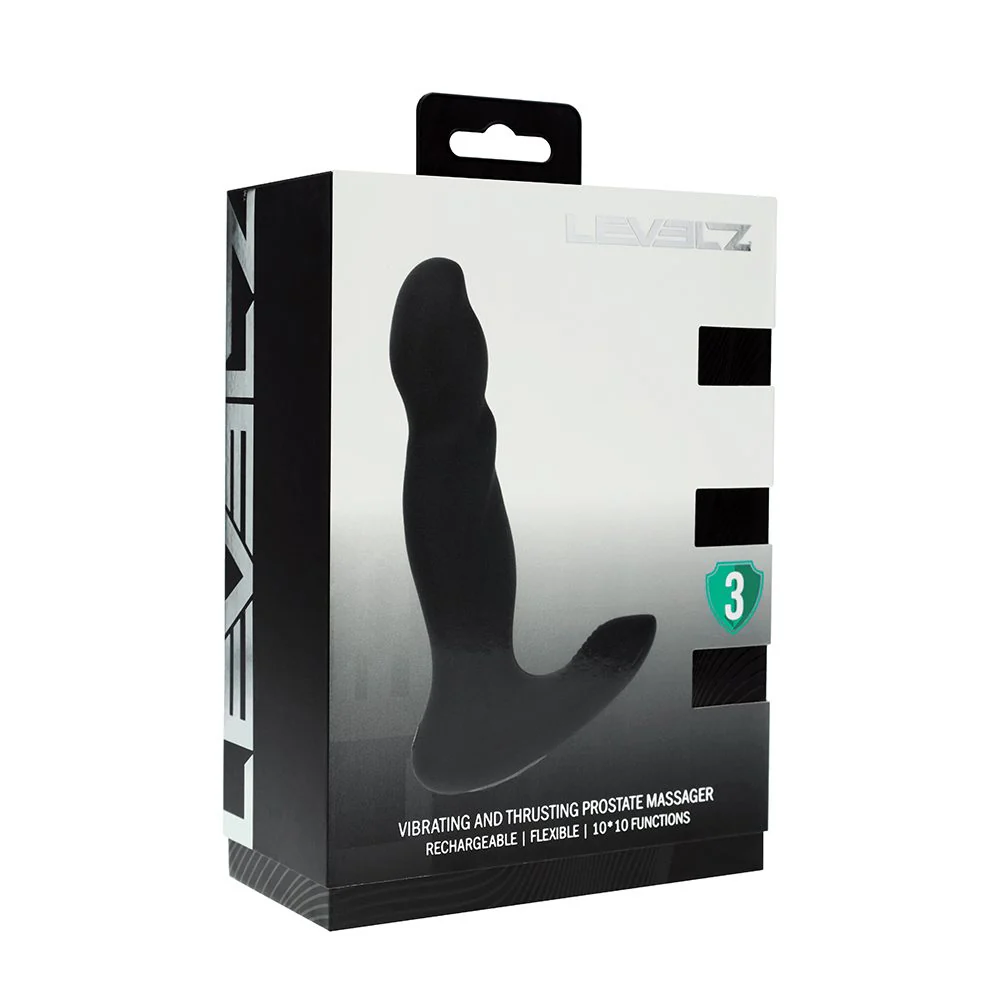 Levelz Vibrating Thrusting Prostate Massager by Shots - Image 2
