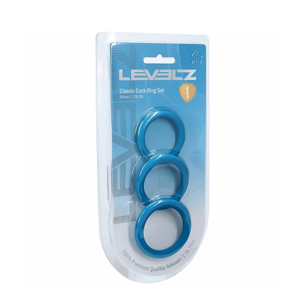 Levlez 1 Silicone Cock Ring Set by Shots