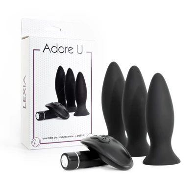 Lexia Vibrating Anal Plug with Remote by Adore U
