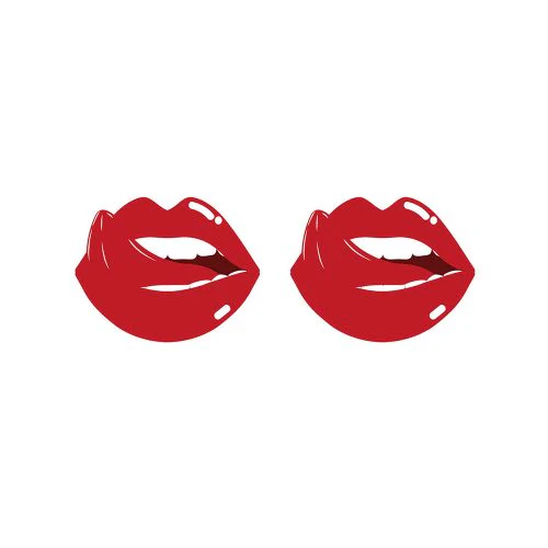 Licking Lips Nipple Cover by Comeon Dear