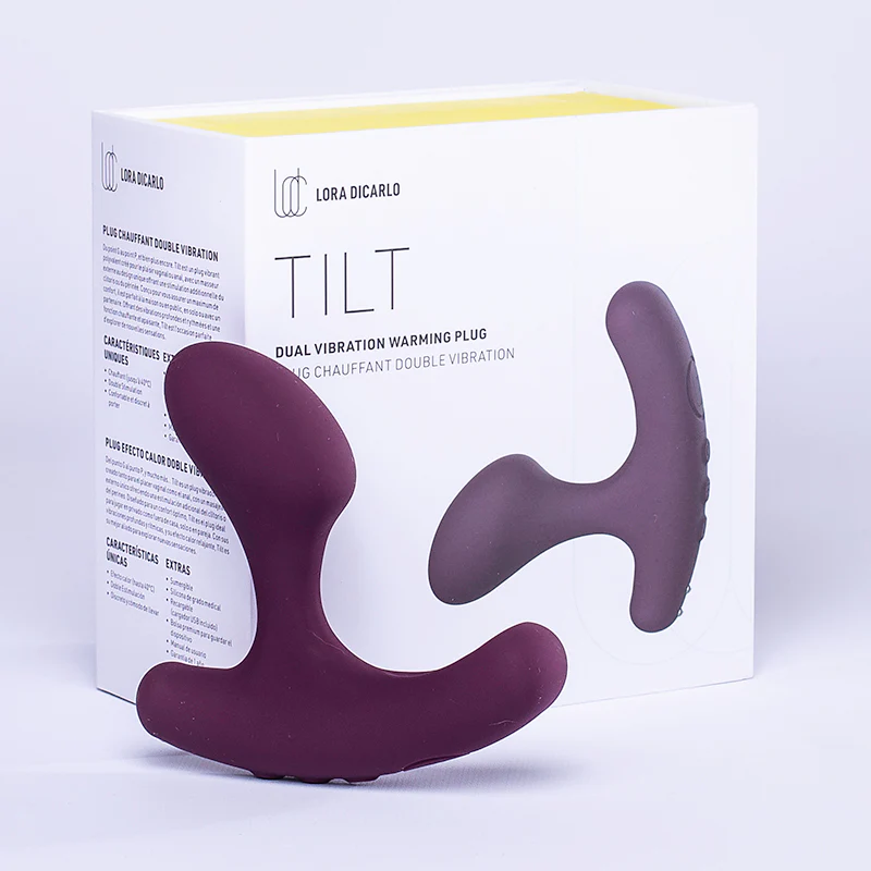 Tilt Warming Prostate Massager by Lora Dicarlo