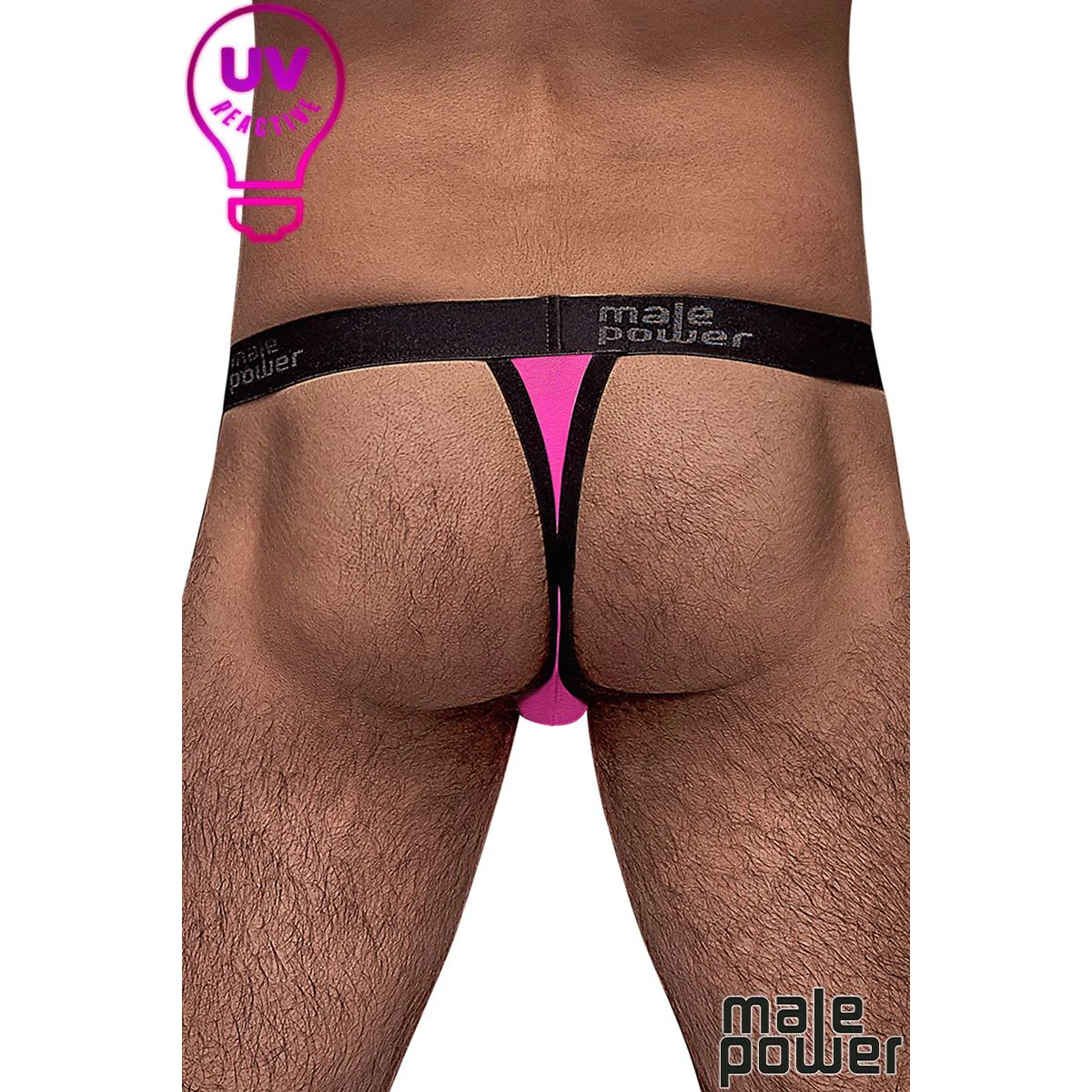 Neon Mesh Micro Men's Thong by Male Power - Image 4