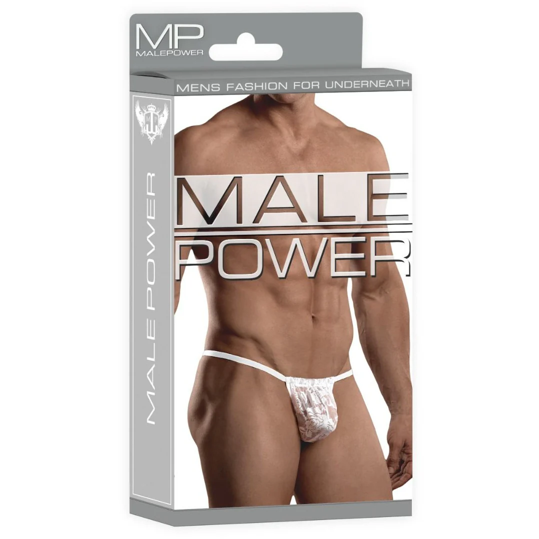 Stretch Lace Men's G-String by Male Power - Image 3
