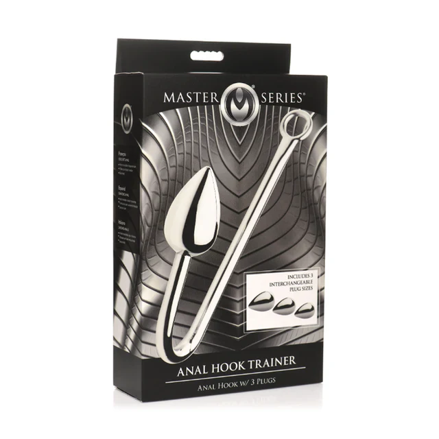 Master Series Metal Anal Hook Trainer 9.4" by XR