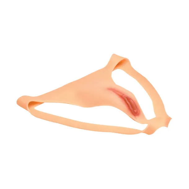Master Series Pussy Strap Silicone Vagina Jockstrap by XR - Image 3