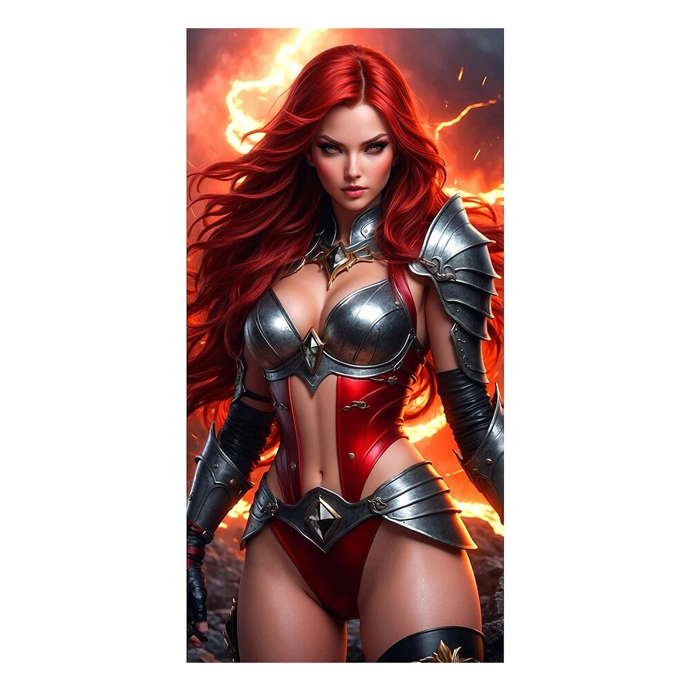Masturs Solara Fire Sorceress Masturbator by Shots