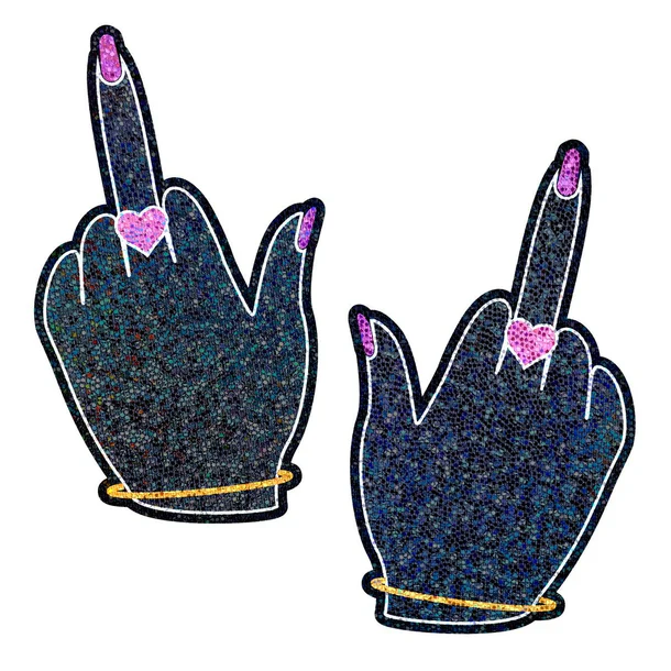 Middle Finger Pasties by Naughty Pastease