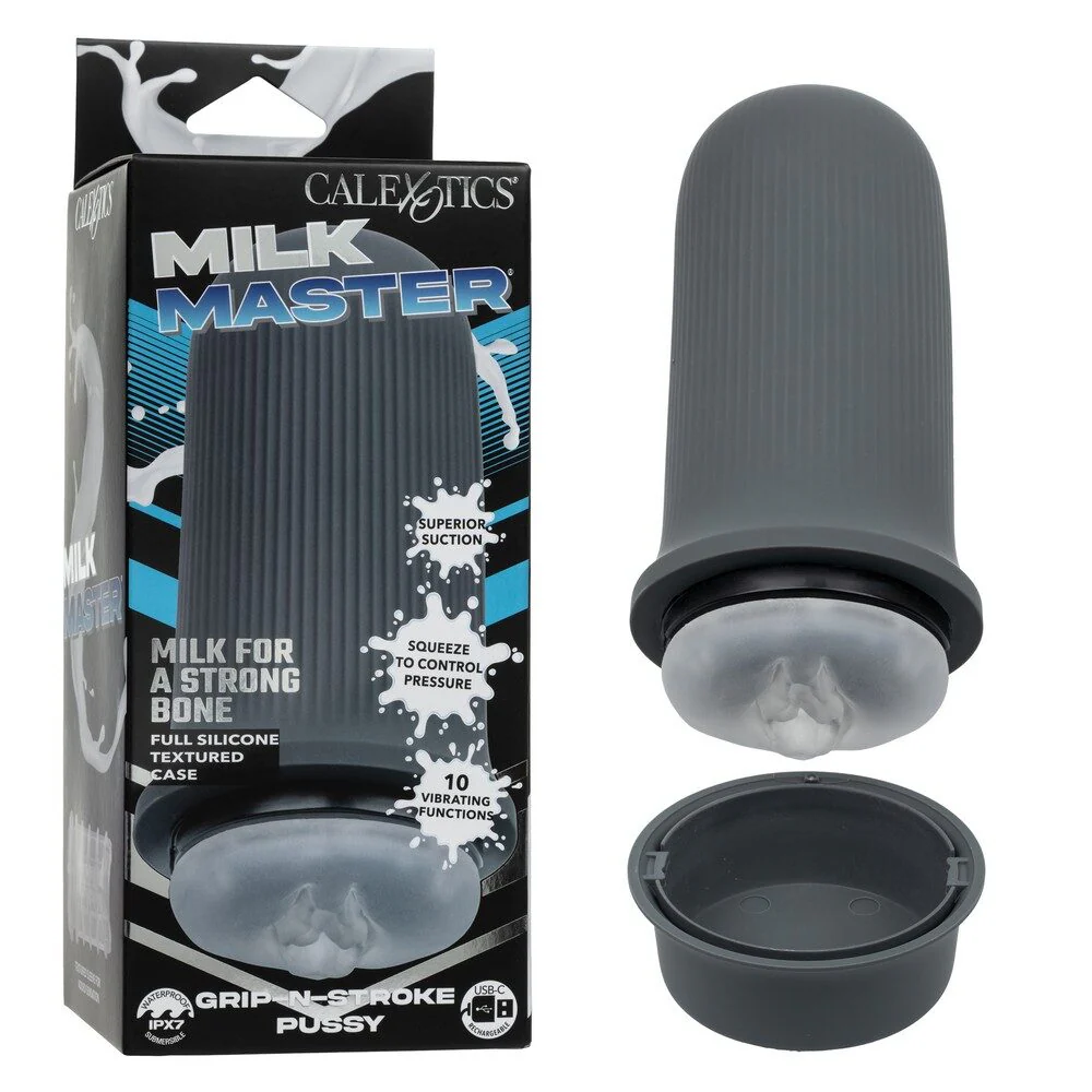 Milk Master Grip n Stroke Pussy Masturbator by Cal Exotics