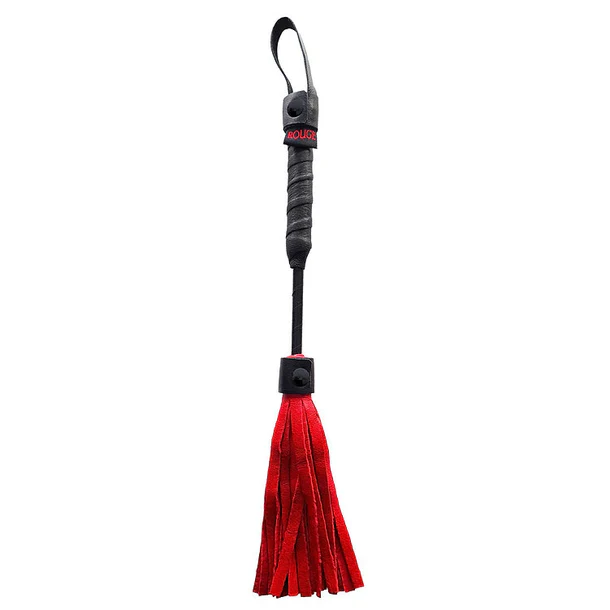 Mini Leather Flogger 10" by Rouge - Image 2