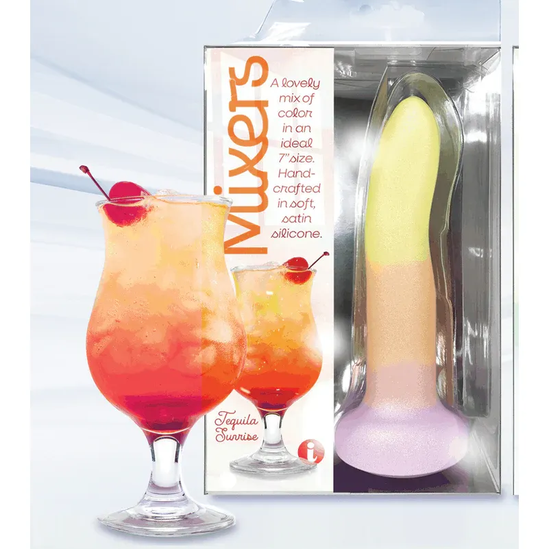 Mixers Tequila Sunrise Dildo 8" by Icon