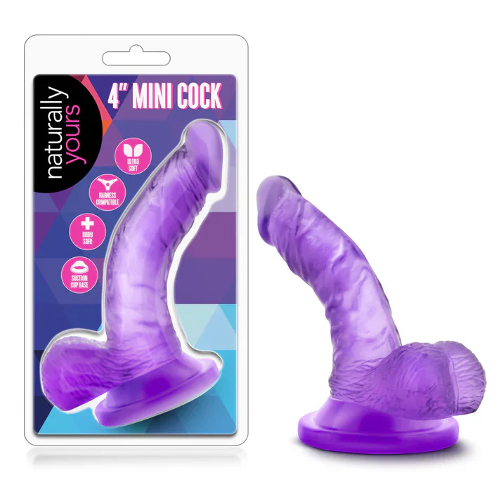 Naturally Yours Mini Cock Dildo 4" by Blush Novelties - Image 2