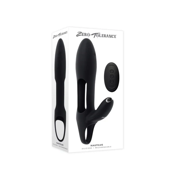 Nautilus Vibrating Penis Sleeve with Remote by Zero Tolerance