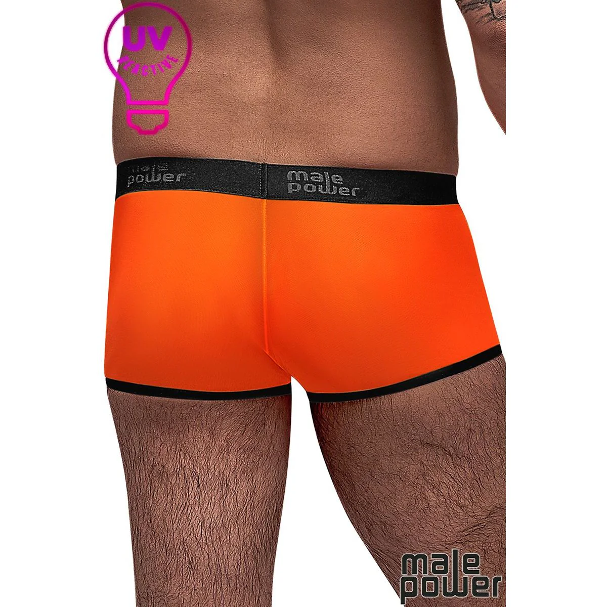 Neon Mesh Shorts for Him by Male Power - Image 3