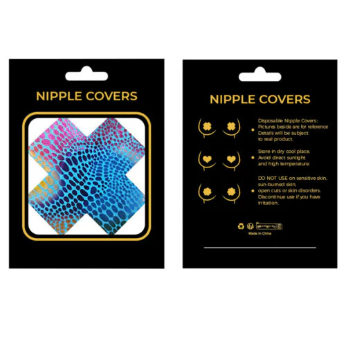 Nipple Cover Fish Scale Cross by Comeon Dear