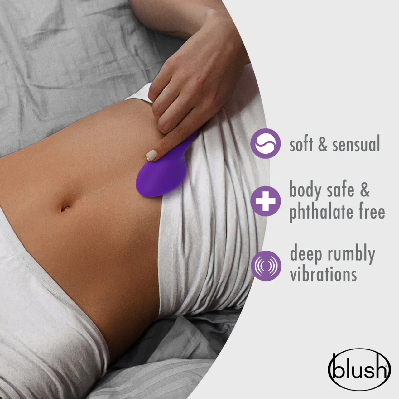 Noje B4 Iris Vibrator 5.5" by Blush Novelties - Image 2