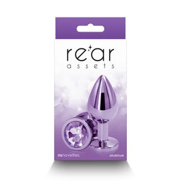 Rear Assets Aluminum Anal Plug Medium by NS Novelties - Image 2