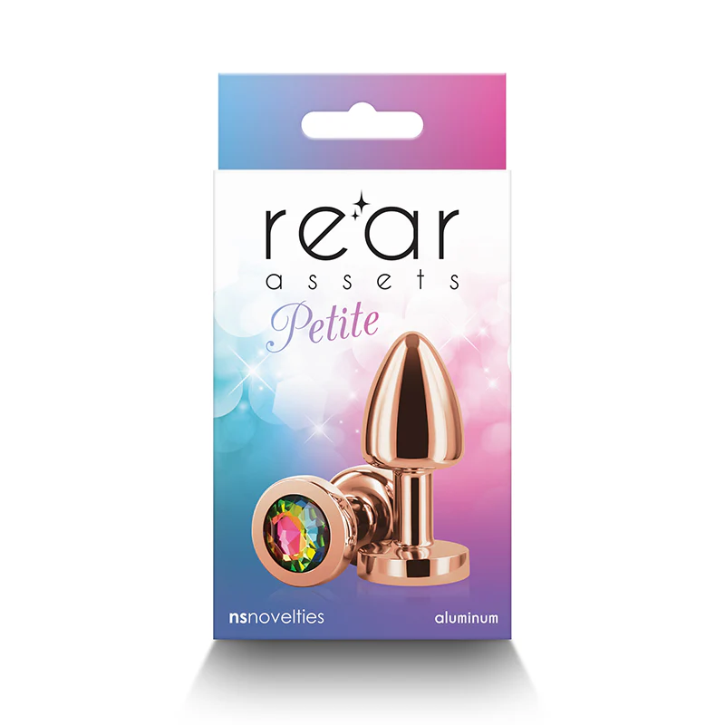 Rear Assets Petite Aluminum Anal Plug Small by NS Novelties - Image 4