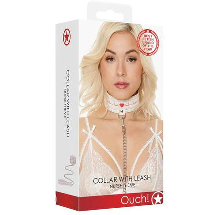 Ouch Nurse Collar & Leash By Shots