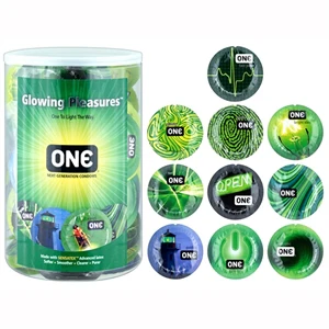 Glowing Condoms by One Condoms