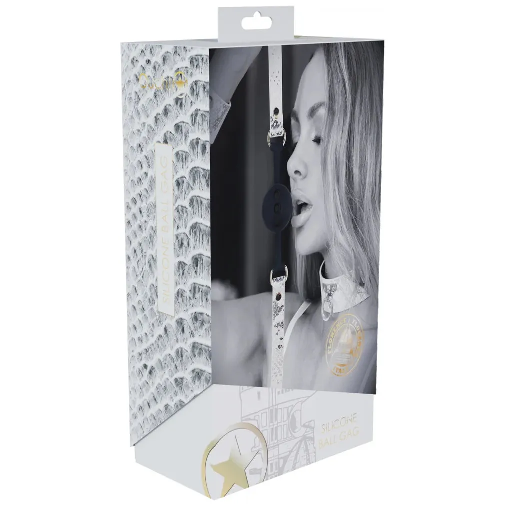 Ouch Florence Collection Silicone Ball Gag by Shots - Image 3