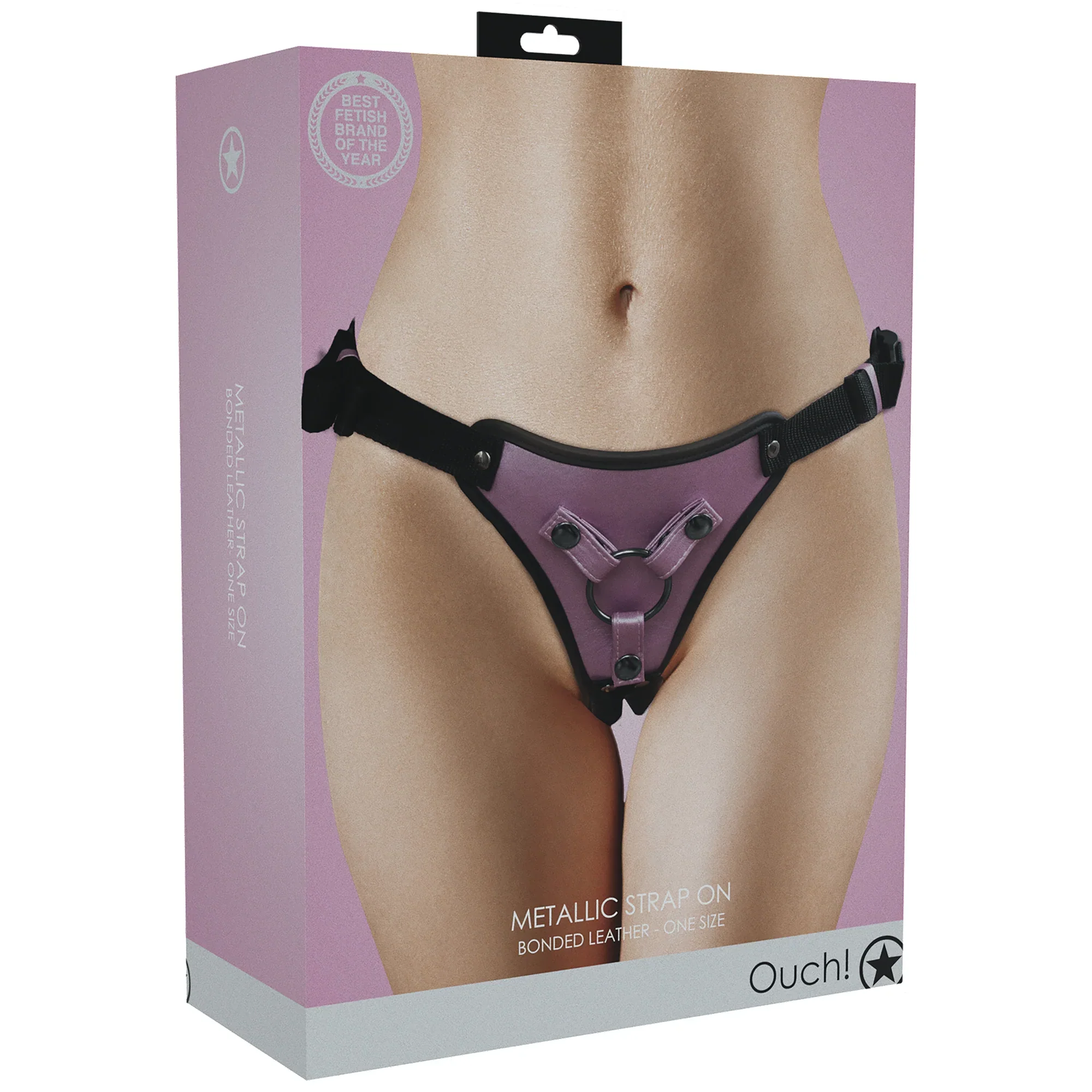 Ouch Metallic Strap On Harness by Shots