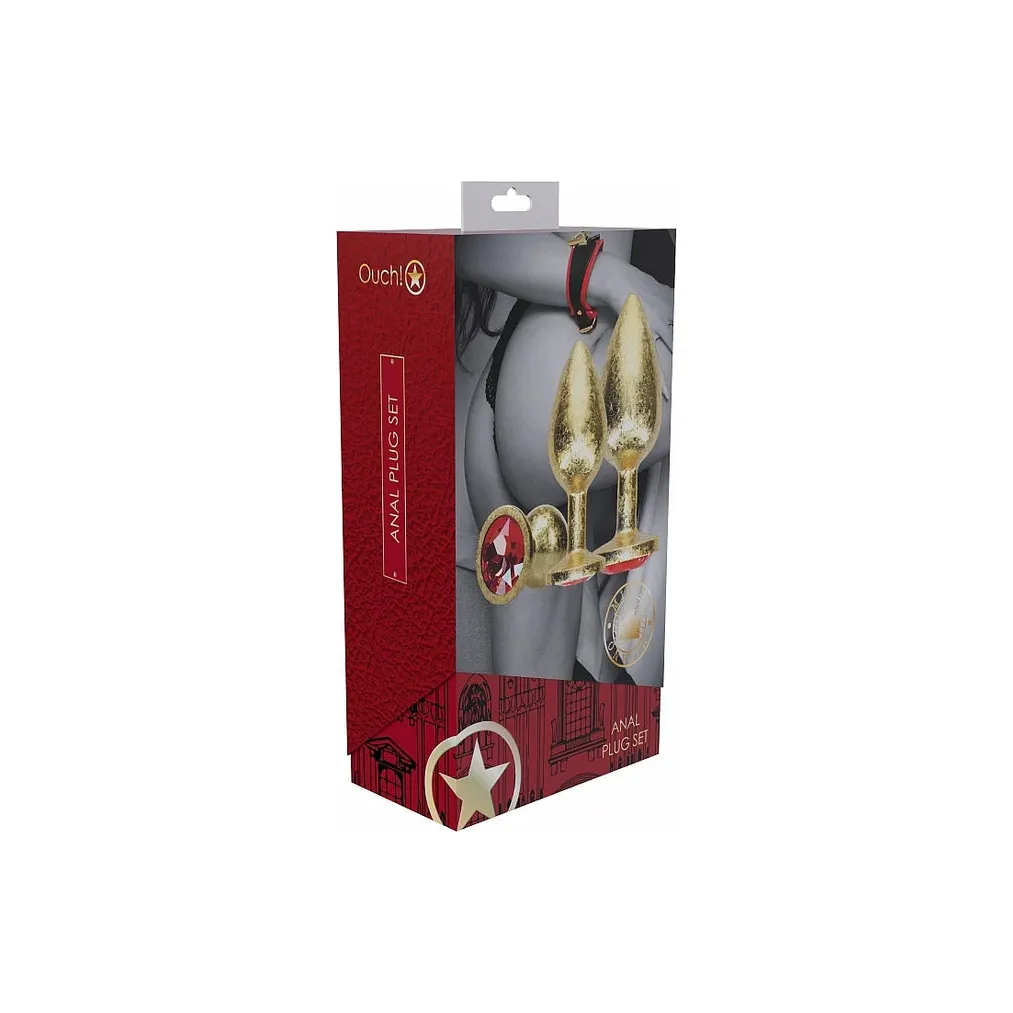 Ouch Mulan Metal Anal Plug by Shots