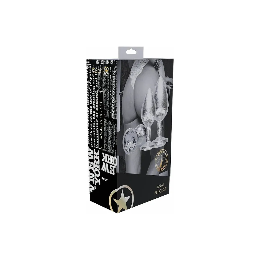 Ouch New York Metal Anal Plug by Shots
