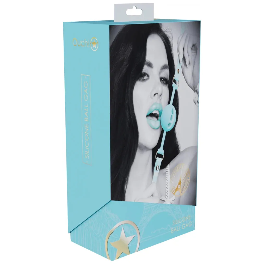 Ouch Paris Collection Silicone Ball Gag by Shots - Image 3