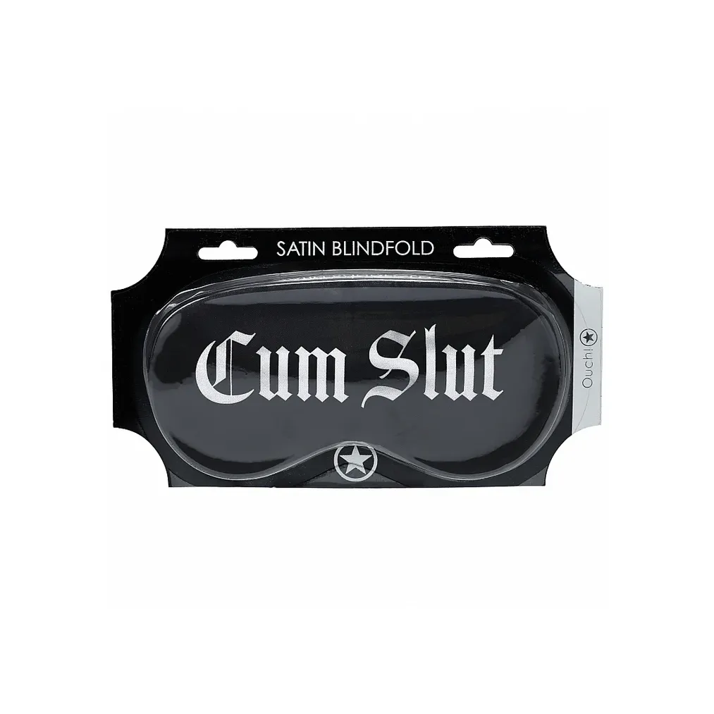 Ouch Satin Blindfold Cum Slut by Shots