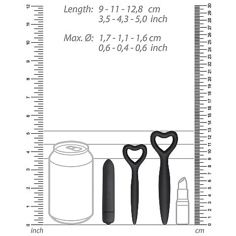 Ouch Vaginal Dilator Set 6pk by Shots - Image 2