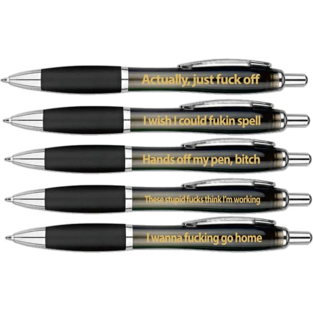 Outrageous Office Pens 5pk by Hott Products - Image 2