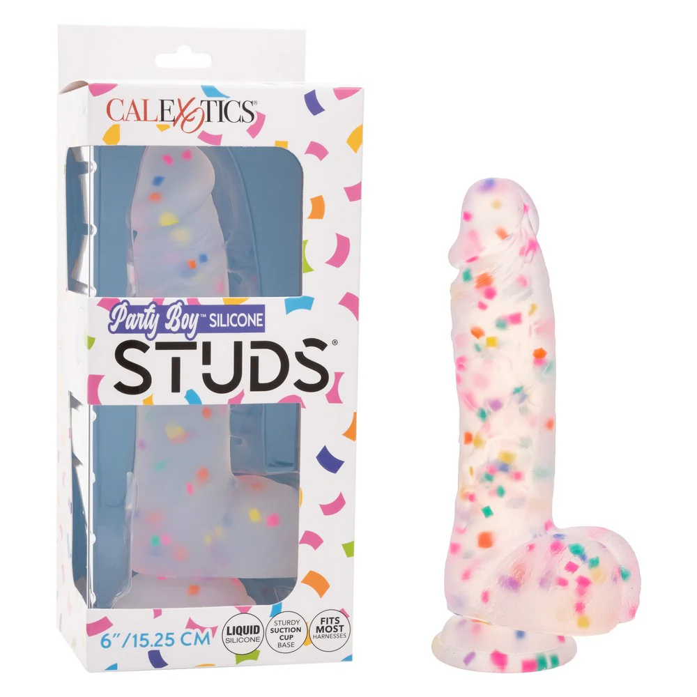 Party Boy Silicone Studs Dildo By Cal Exotics - Image 2