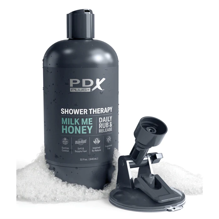 PDX Shower Therapy Milk Me Masturbator by Pipedreams Products® - Image 3