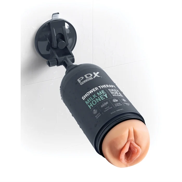 PDX Shower Therapy Milk Me Masturbator by Pipedreams Products® - Image 4