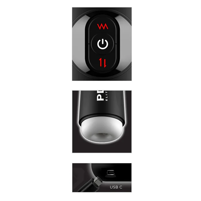 Pdx Elite Moto Milker Vibrating Masturbator by Pipedream Products® - Image 2