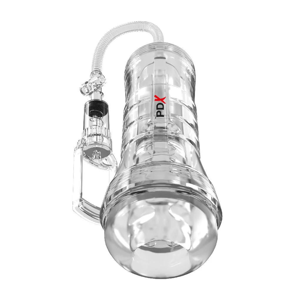 PDX Elite View Tube Vac XXL See-Thru Pump Stroker by Pipedreams - Image 2