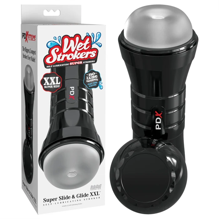 PDX Extreme Wet Strokers Slide & Glide XXL Masturbator by Pipedream Products®