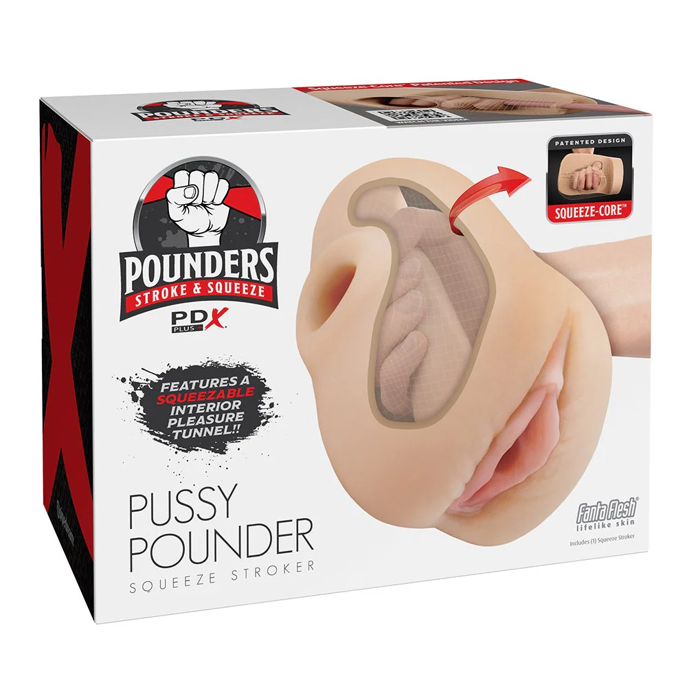 PDX Plus Pussy Pounder Squeeze Stroker by Pipedreams