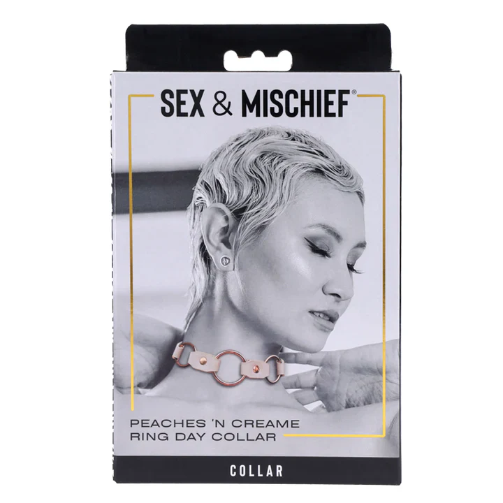 Peaches n Cream Ring Day Collar by Sportsheets
