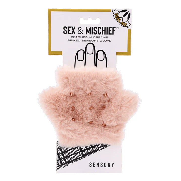 Peaches n Cream Spiked Sensory Glove by Sportsheets
