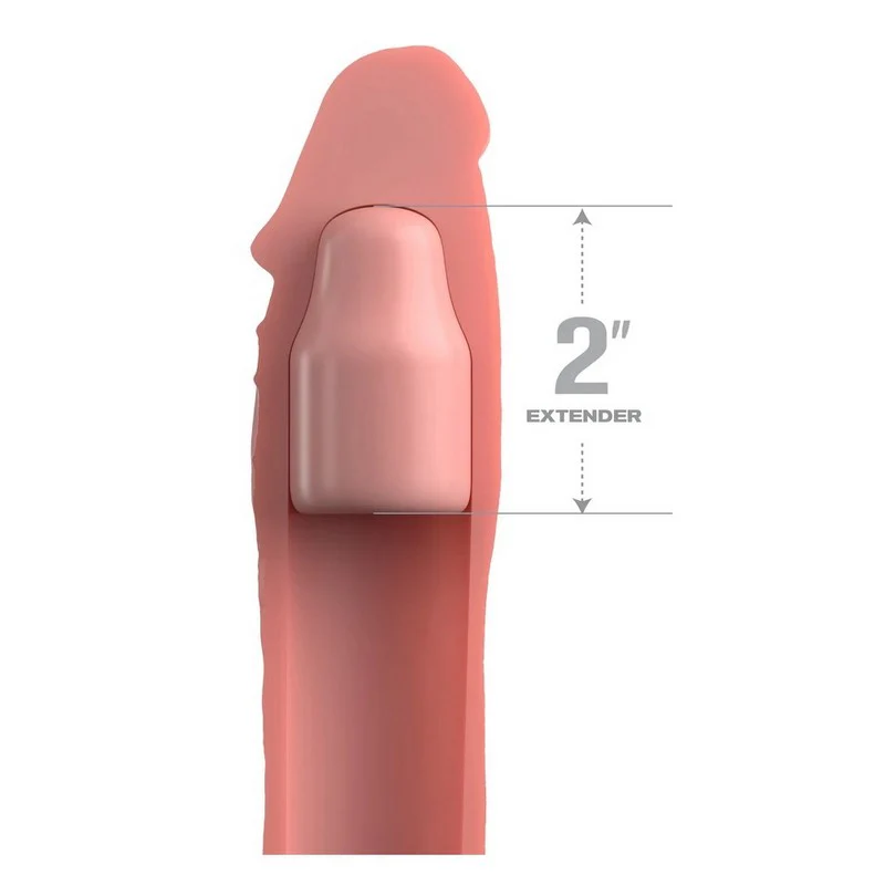 Fantasy X Tensions Penis Sleeve With Plug 2" by Pipedream Products® - Image 3