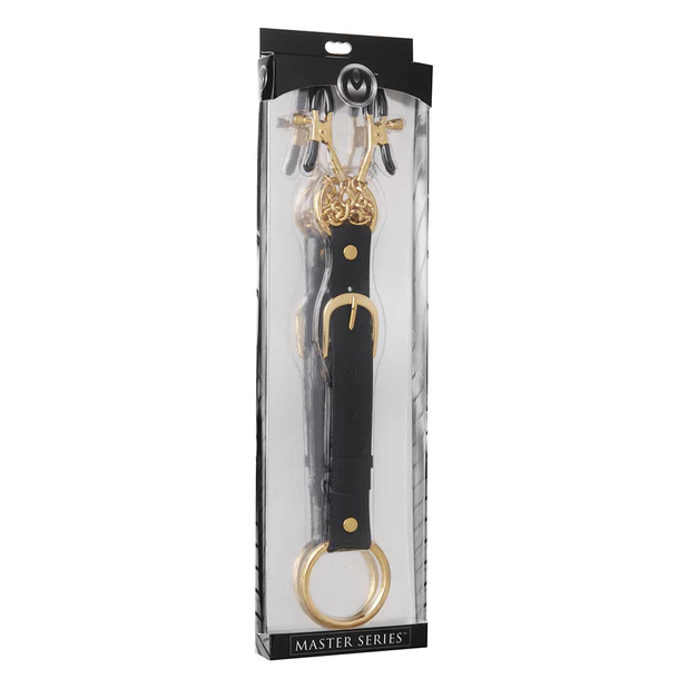 Penitentiary Nipple Clamps & Cock Ring by Master Series - Image 2
