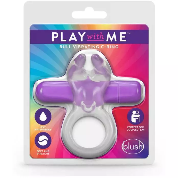 Play With Me Bull Vibrating Cock Ring by Blush Novelties